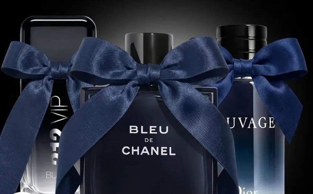 The three fragrances with gift bows